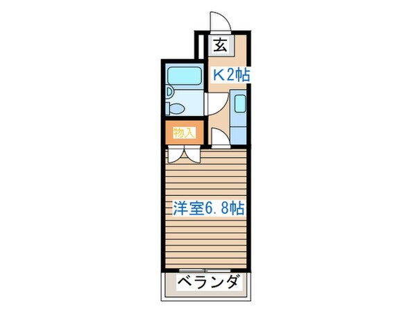 コーポ砂押南の物件間取画像